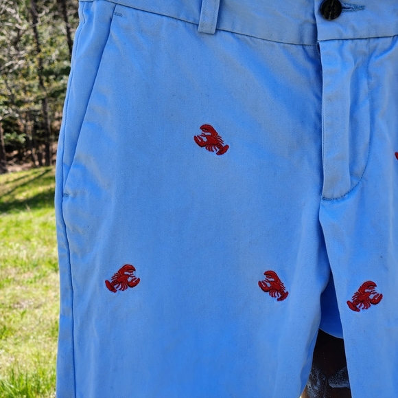Castaway Nantucket Island Embroidered Lobster Chino Pants 2 - Picture 2 of 6